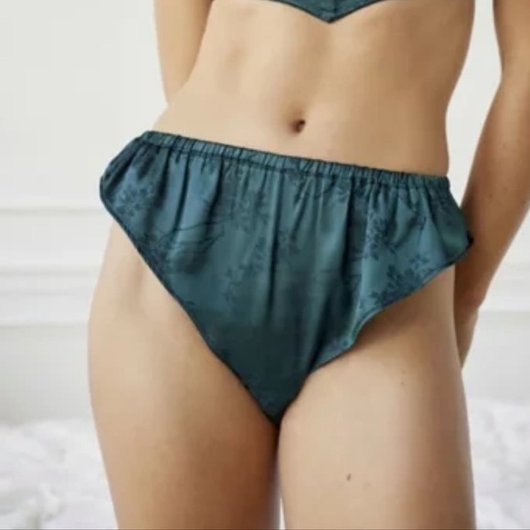 UO Out From Under Maria Jacquard Shortie, Teal, Medium, NWT - Picture 6 of 6